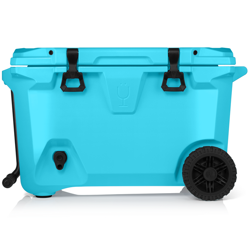 Br Tank 55-Quart Rolling Cooler | Electric Blue